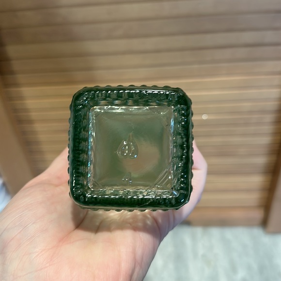 Vintage bottle green glass with hobnail bumps - Picture 2 of 3